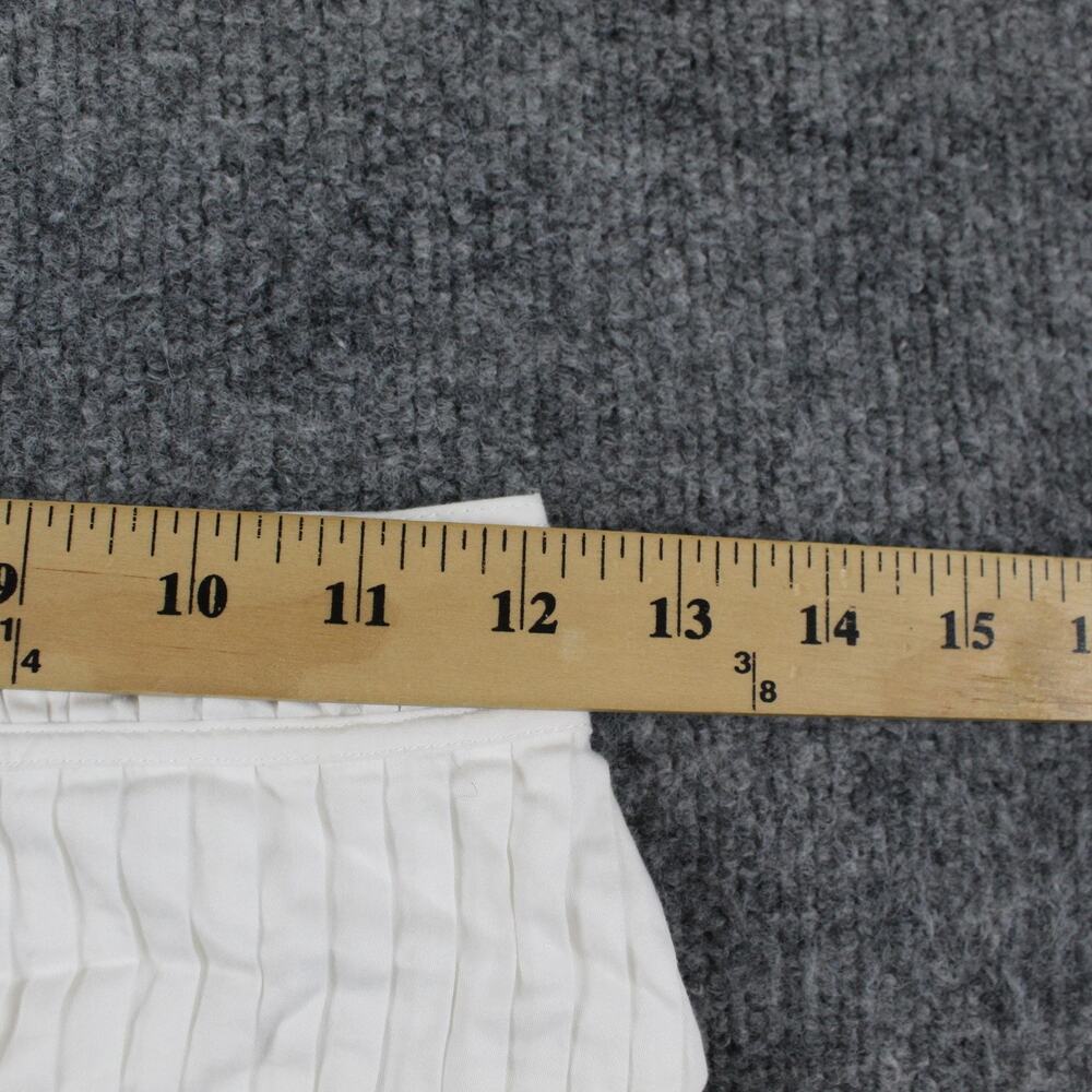 Aje Skirt 8 Reine Shirred Ruffle Mini White Pleated Boho Coquette Fairy Girly - Picture 9 of 10